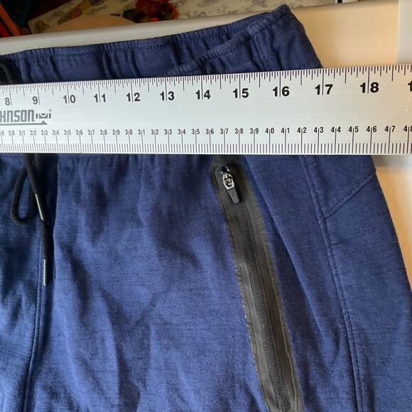Old Navy Active Women Joggers Pants size XL Blue Zip Pockets Go-Dry Casual - Picture 2 of 11